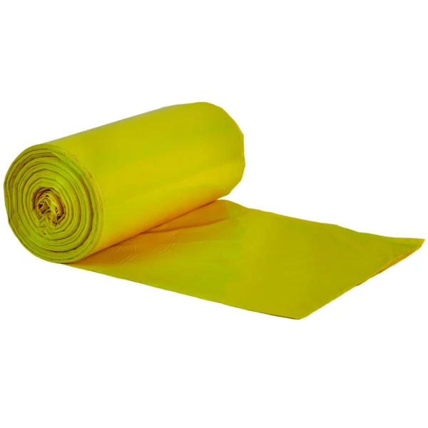 Worki na Śmieci ŻÓŁTE 120L 25 szt Folia LDPE